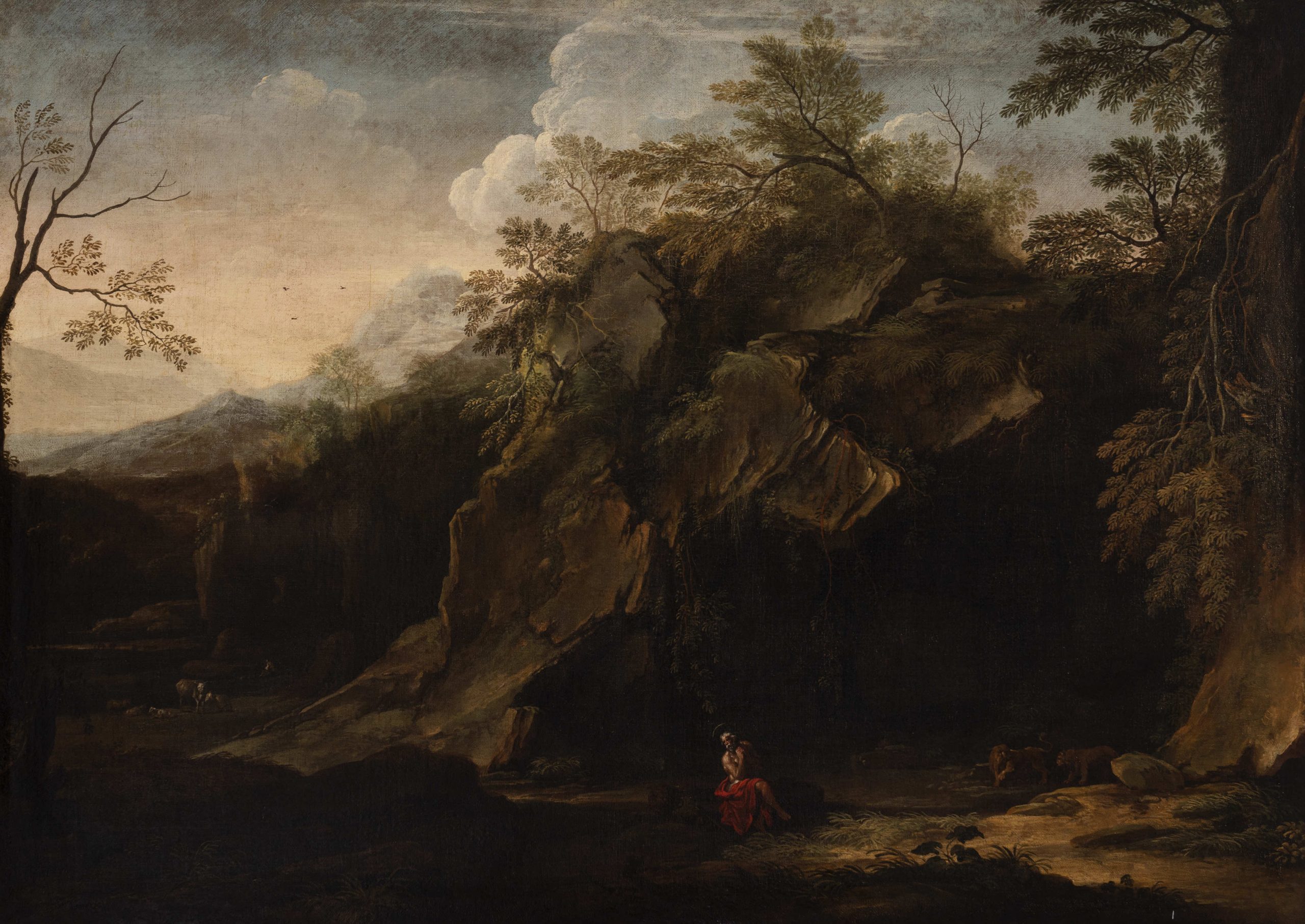 gnacio de Iriarte Zabala - Landscape with Saint Jerome